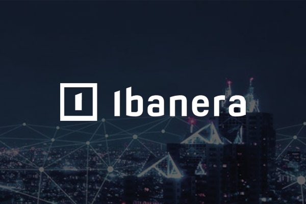 Image of a city night sky with the word Ibanera written in white.